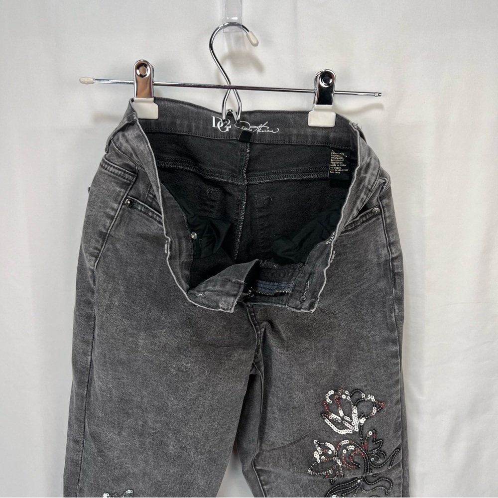 DG2 - Women’s Jeans - Black Denim - 4 P - Sequins - Picture 7 of 13